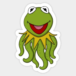 Cthulhu Kermit Sticker